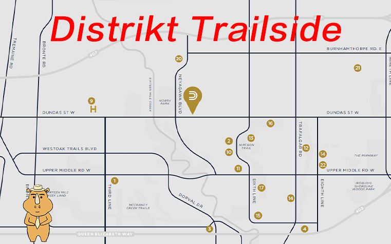 Distrikt Trailside Map 多伦多地产犀牛团队
