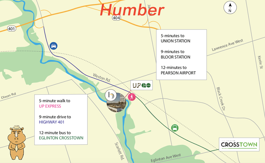 Humber Map 多伦多地产犀牛团队