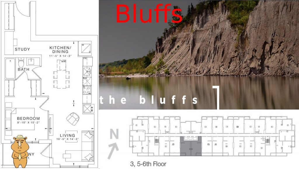 Bluffs FloorplanBluffs 多伦多地产犀牛团队