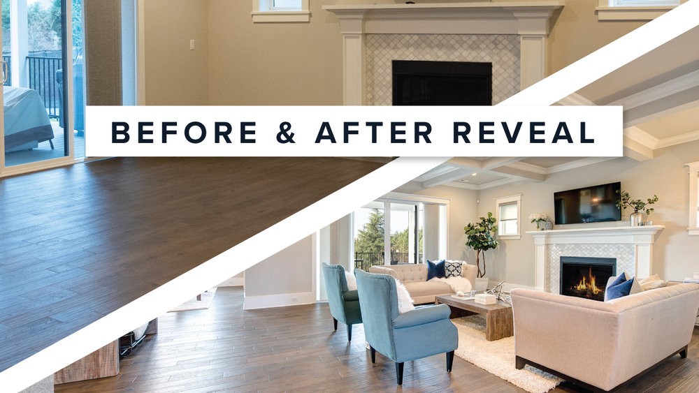 Home Staging-before after