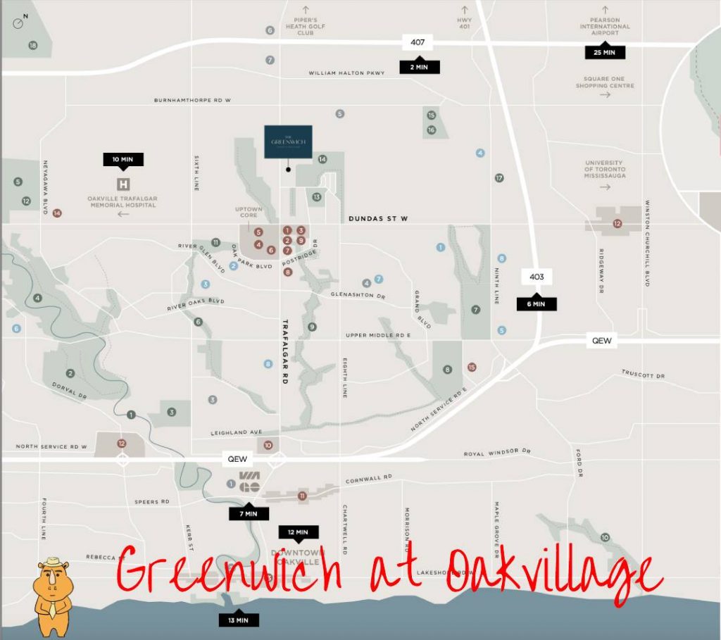 Greenwich at Oakvillage-Map