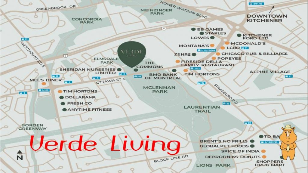 Verde Living-map