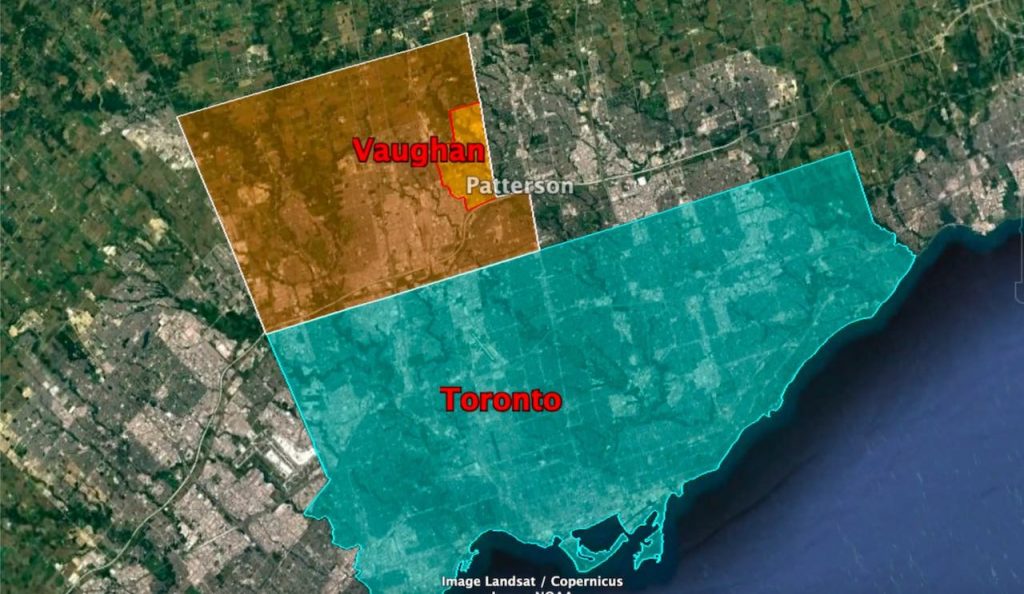 Toronto Vaughan map 地产犀牛团队