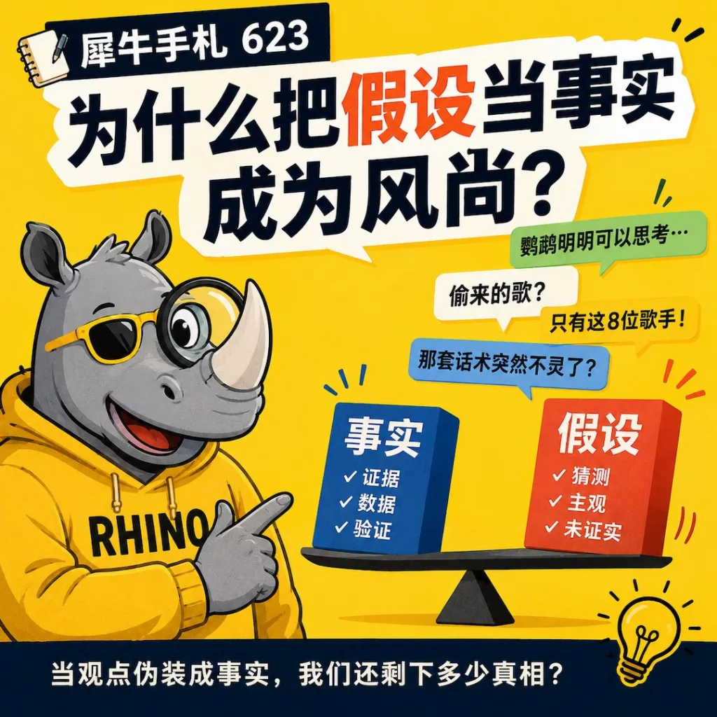把假设当事实